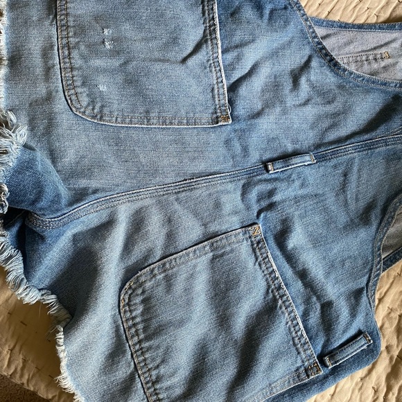 ABERCROMBIE & FITCH // denim shortalls - Picture 8 of 10